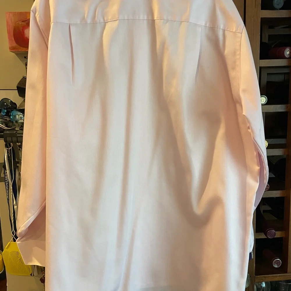 Geoffrey Beene pink dress shirt XL - Picture 4 of 5